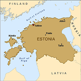 Map - Estonia