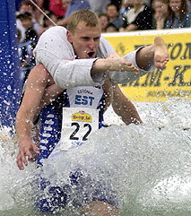 Wife-carrying is a popular competition in Estonia.