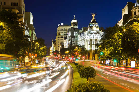 The cosmopolitan city of Madrid is the capital and one of Europe's largest metropolitan areas.