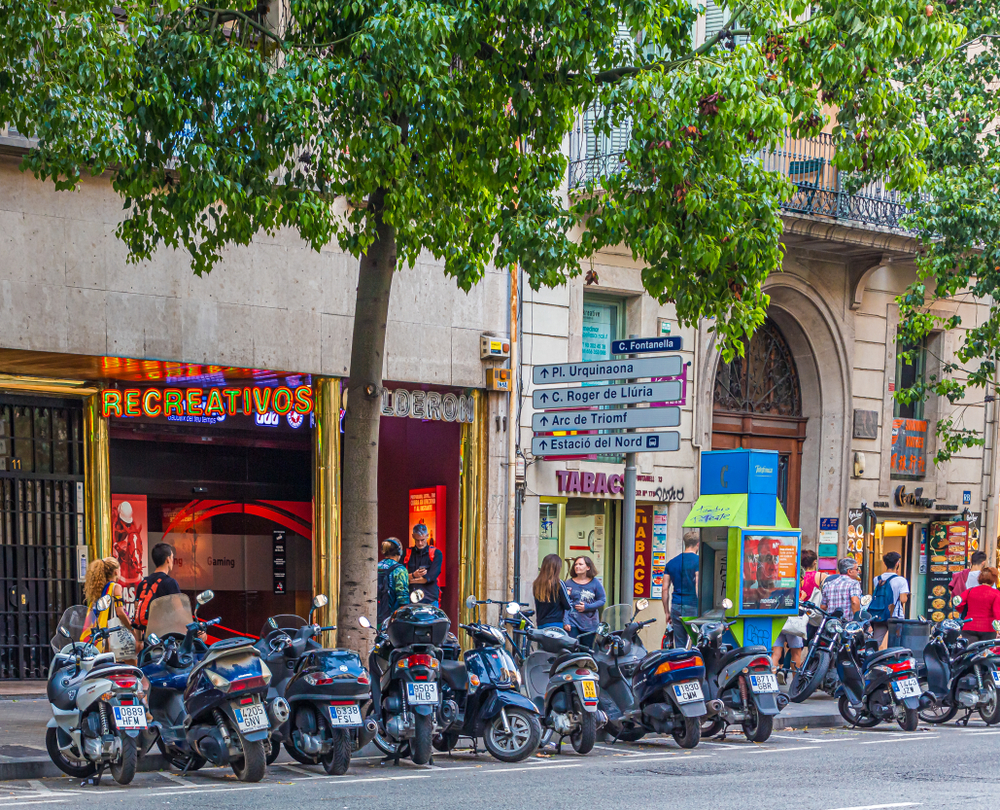 Motorcycles and scooters are popular modes of transportation.