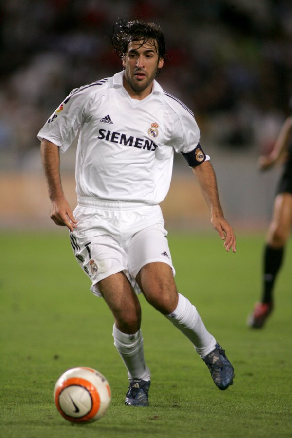 Raúl González Blanco, the third highest all-time goal scorer for Real Madrid, has also played over 100 matches as part of the national soccer team.