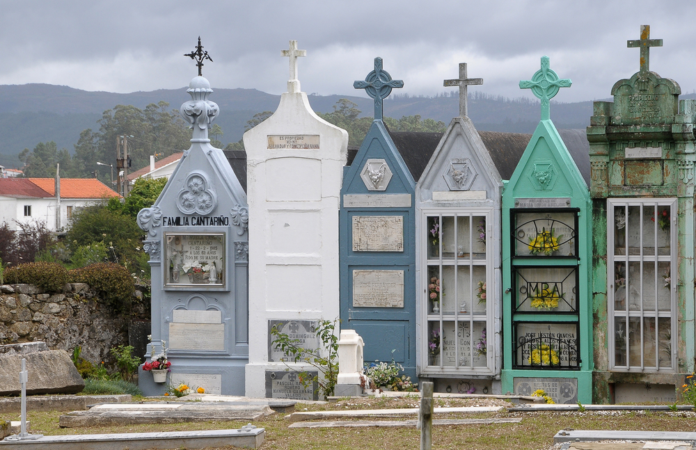 Catholic Cemetery In Galicia