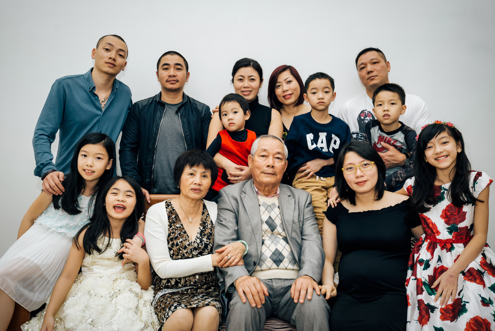 Family is a huge part of Vietnamese culture, with several generations often living together.