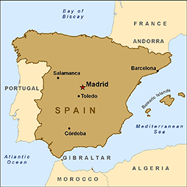Map - Spain