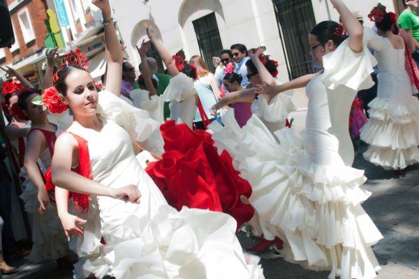 A street flamenco performance in Cordoba