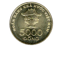 5000 Dong (back)