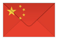 Flag of China Envelope