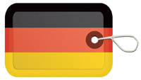 Flag of Germany Luggage Tag