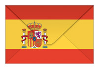 Flag of Spain Envelope