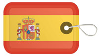 Flag of Spain Luggage Tag