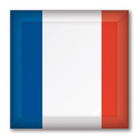 Flag of France Button #3