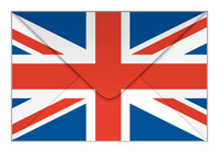 Flag of United Kingdom Envelope