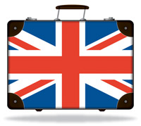 Flag of United Kingdom Suitcase