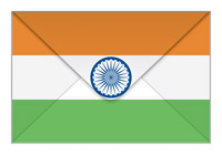Flag of India Envelope