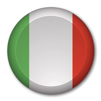 Flag of Italy Button #1