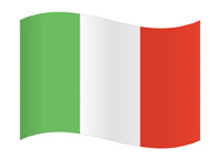 Waving Flag of Italy