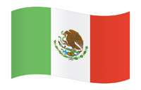 Waving Flag of Mexico