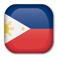 Flag of Philippines Button #2