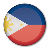 Flag of Philippines Button #1