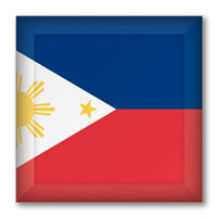 Flag of Philippines Button #3