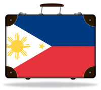 Flag of Philippines Suitcase