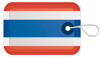 Flag of Thailand Luggage Tag