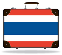 Flag of Thailand Suitcase