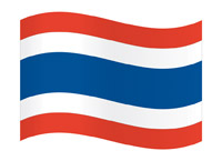Waving Flag of Thailand