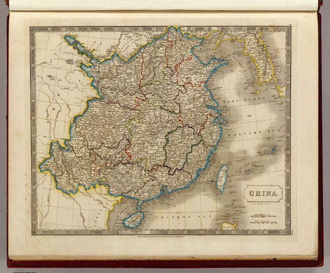 1828 Map of China