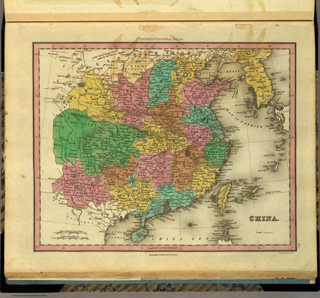 1836 Map of China