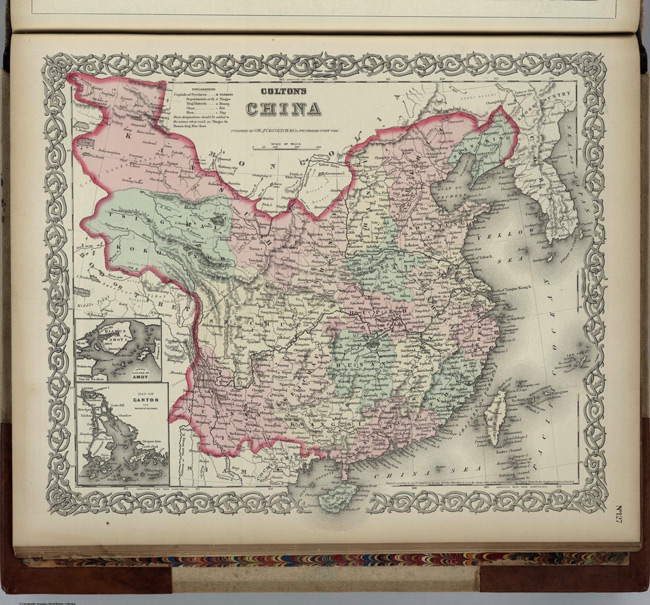 1874 Map of China