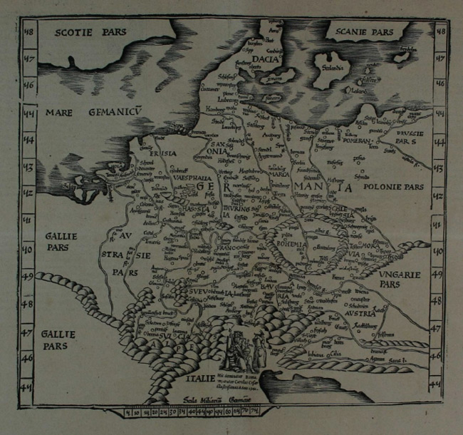 1541 Map of Germany