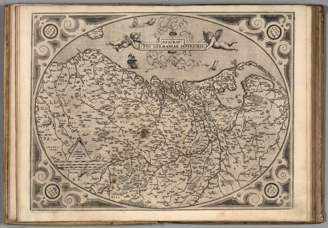 1570 Map of (14) Germaniae Inferioris