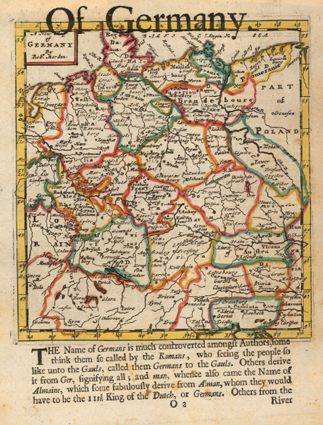 1688 Map Of Germany