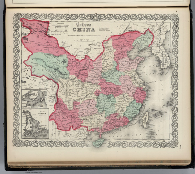 1865 Map of China