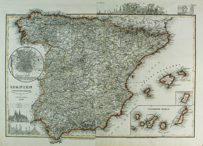 1847 Map of Spanian