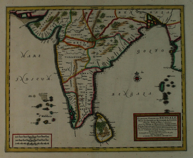 1714 Map of Bengale