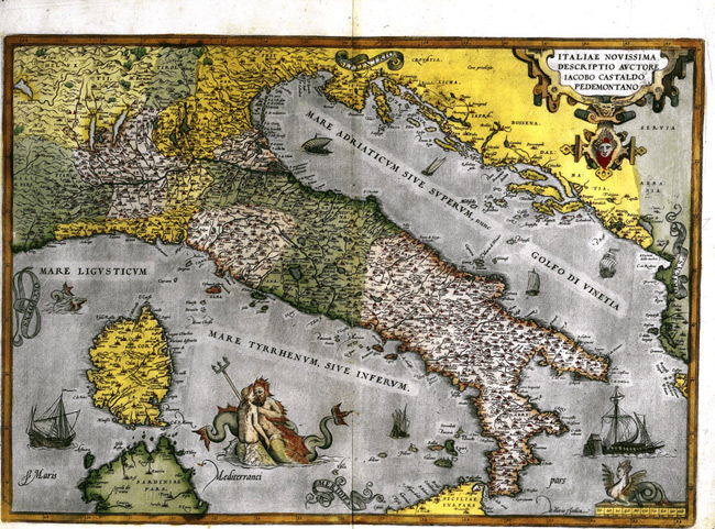 1579 Map of Italy