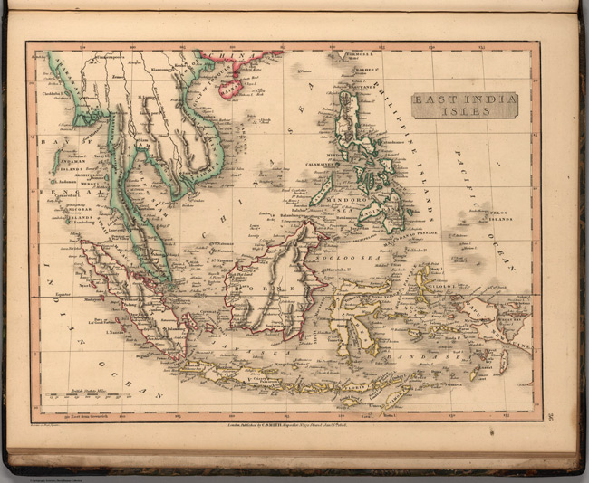 1808 Map of East India Isles