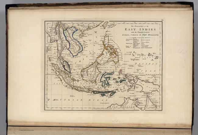 1818 Map of Islands of the East Indies