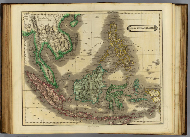 1831 Map of India Islands