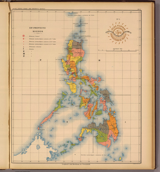 1899 Map of Estaciones