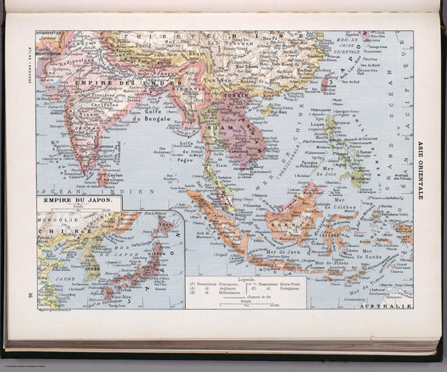 1900 Map of Asia Orientale