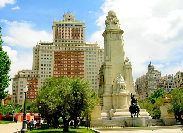 Plaza de España is Madrid's largest and most popular square.