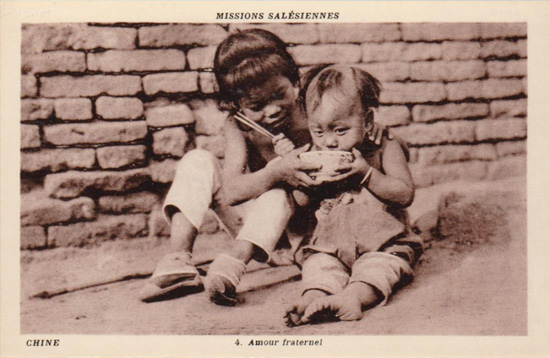 Children eating