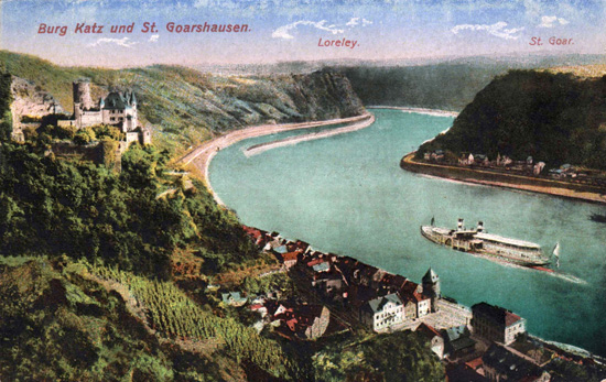 St. Goarshausen on the Rhine