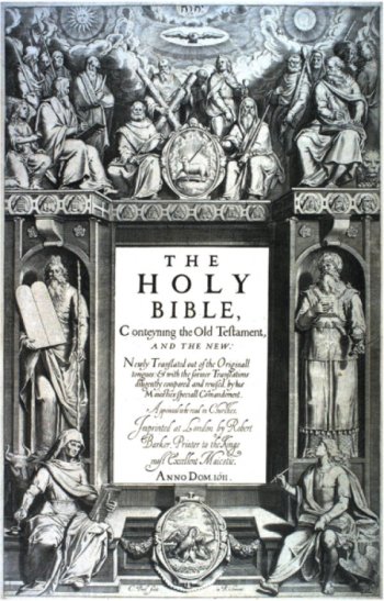  Frontispiece to the King James' Bible of 1611