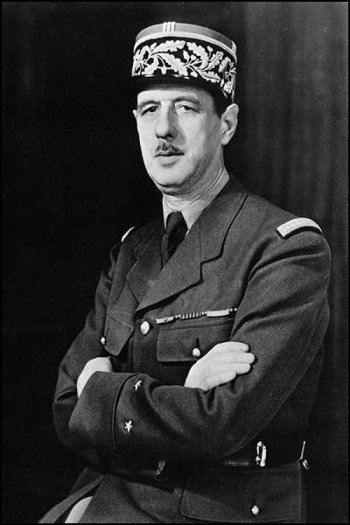 Charles De Gaulle establishes the Free French Forces to combat the Nazis in 1940