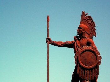 Monument to Cuauhtémoc, the last Aztec emperor