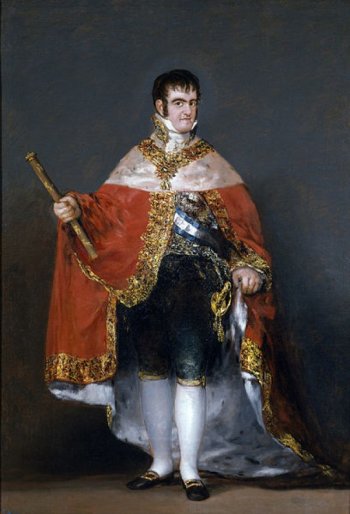 1815 Portrait of Ferdinand VII of Spain by Francisco Goya